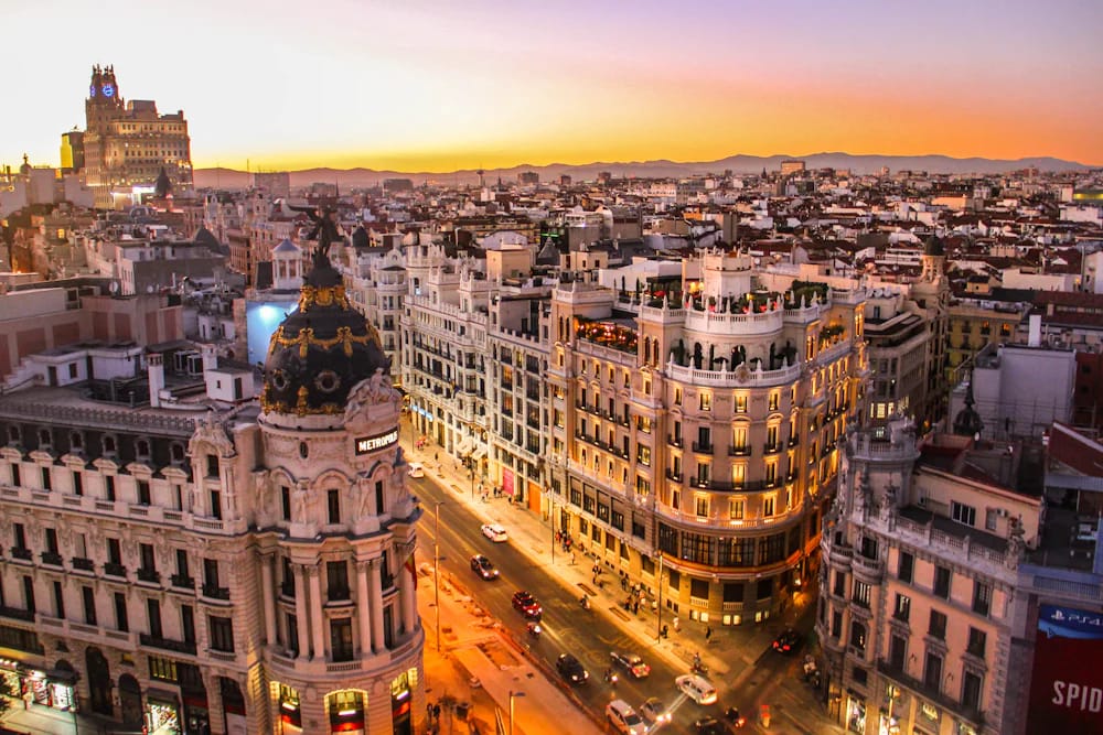 Barcelona Spain skyline